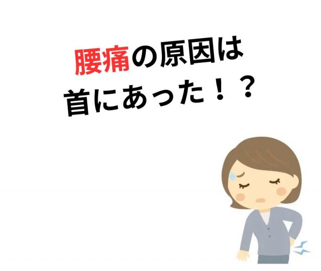 腰痛の原因は首にあった！？見逃されがちな「首と腰の深い関係」