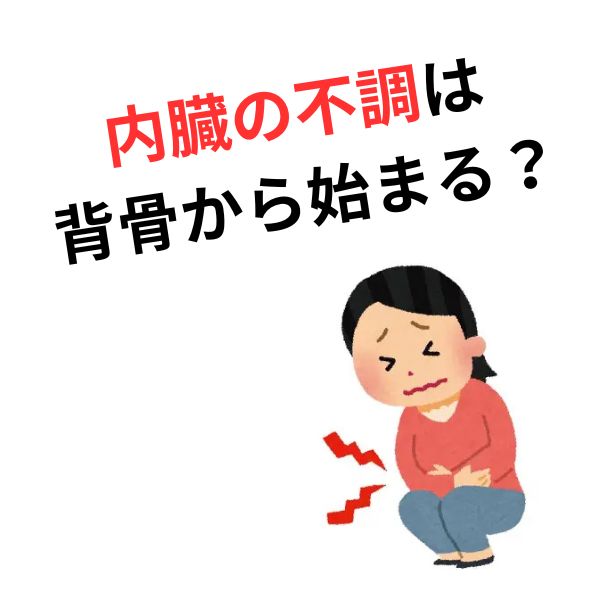 背骨の歪みが内臓疲労を招く！その理由とは？
